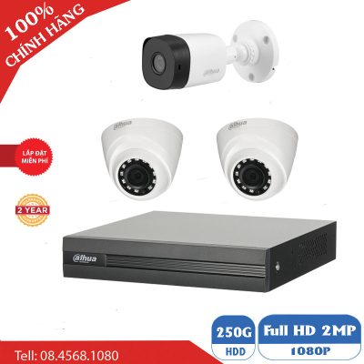 Camera An Ninh Bộ 3 Mắt Camera Dahua BEN-2030DH