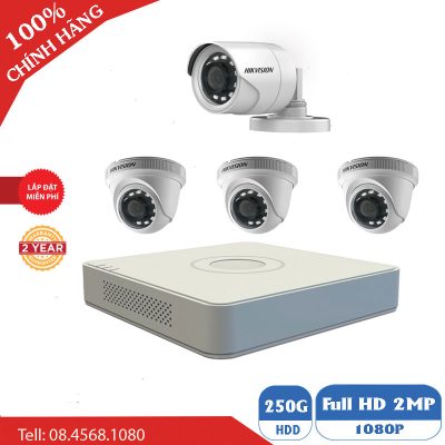 Camera Quan Sát Bộ 4 Camera Hikvision BEN-4020HK