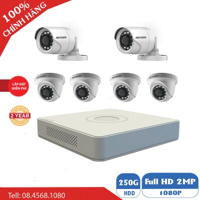 Camera Quan Sát Bộ 6 Mắt Hikvision BEN-6020HK