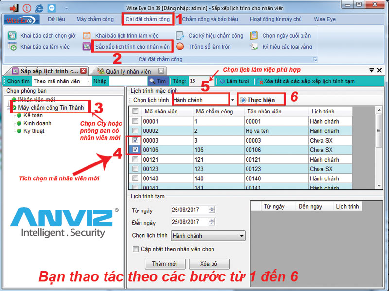 Hướng Dẫn Cài Đặt Phần Mềm Chấm Công ON 39