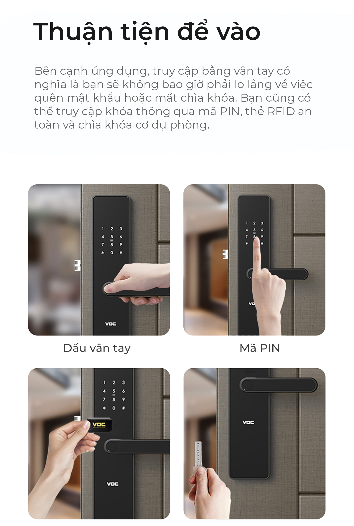 Tích Hợp Đa Phương Thức Mở Khóa