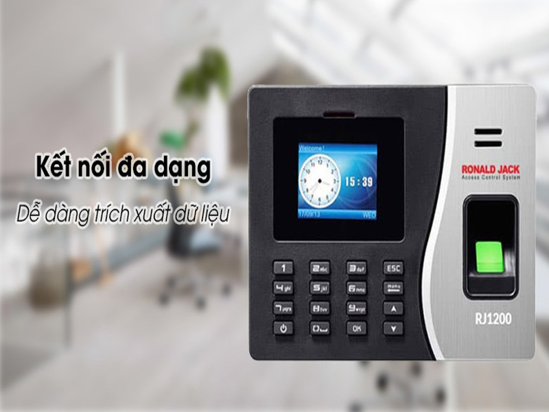 Kết nối máy tính báo cáo chấm công dễ dàng