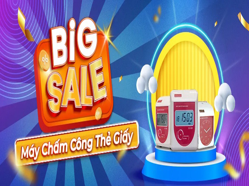 Máy chấm công dùng thẻ giấy