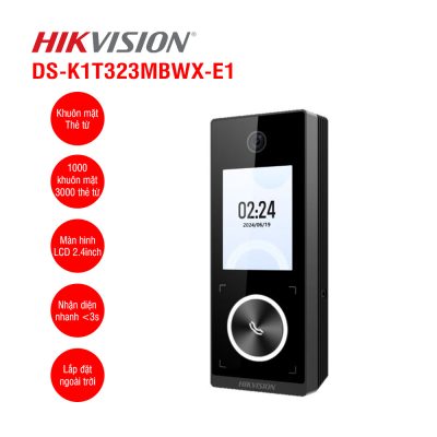 Máy chấm công nhận diện khuôn mặt Hikvsion DS-K1T323MBWX-E1