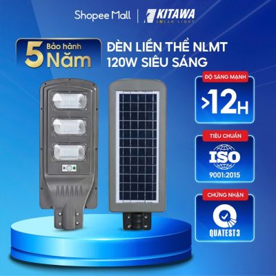 Đèn năng lượng mặt trời liền thể KITAWA LT1120-X Bảo Hành 1 Năm Chống Nước IP67