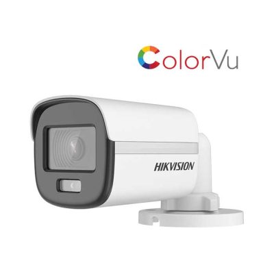 Camera Thân TVI ColorVu 2MP HIKVISION DS-2CE10DF0T-FS nhìn đêm có màu 20m có mic