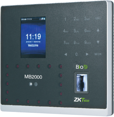 Máy Chấm Công Khuôn Mặt Zkteco MB2000 Có PIN Lưu Điện