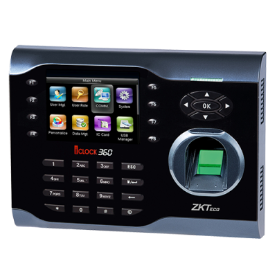 Máy Chấm Công Zkteco iClock360 Quản Lý 10,000 Vân Tay công suất lớn phù hợp nhà máy