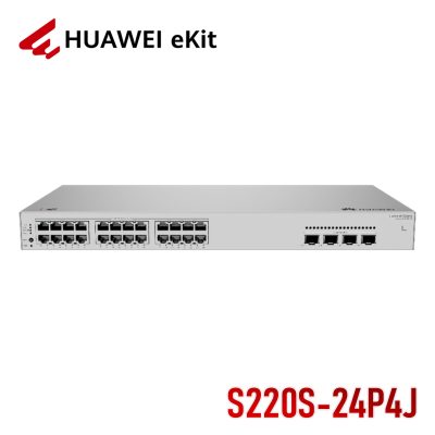 Switch 24 Cổng POE 400W Huawei eKitEngine S220S-24P4J 4 cổng uplink SFP 2.5G