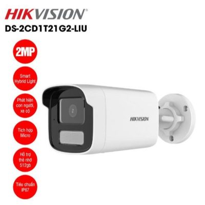 Camera Hikvision IP DS-2CD1T21G2-LIU 2MP hồng ngoại 50 mét