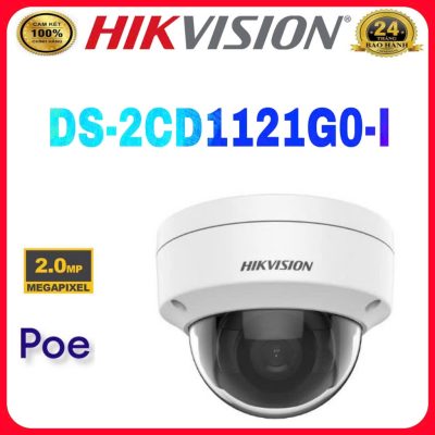 Camera IP Dome hồng ngoại 2.0 Megapixel HIKVISION DS-2CD1121G0-I